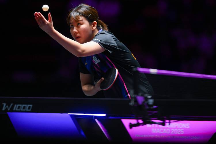 陈幸同30德拉戈曼，收获中国澳门乒乓球世界杯女单小组赛开门红